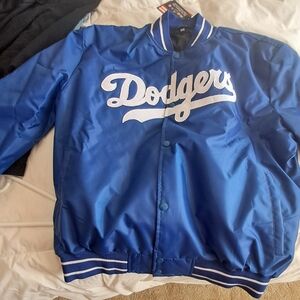 STARTER Blue Dodgers Jacket
